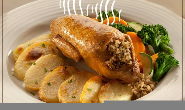 Stuffed Pigeon with Fereek - Abou Shakra