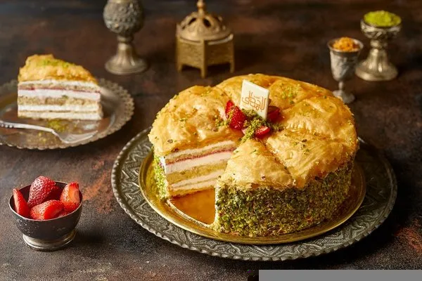Sponge with Baklava Tart - Amir El Domiaty
