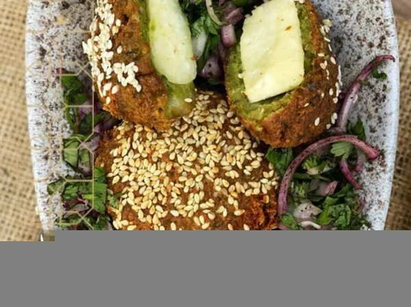 Stuffed Falafel with Mozzarella - Aslahan