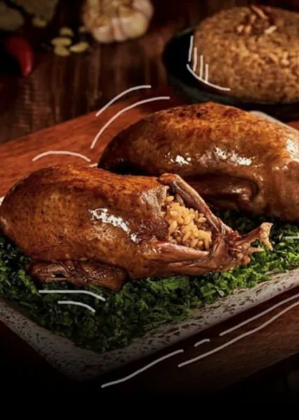 Stuffed Pigeon with Rice - Aslahan