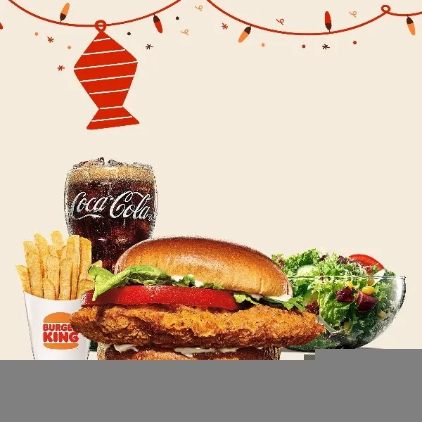 Single Chicken Crunchy Meal - Burger King