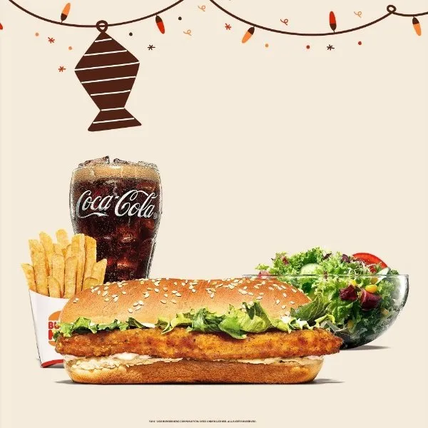 Single Chicken Royal Meal - Burger King