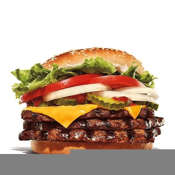 Triple Cheese Whopper - Burger King