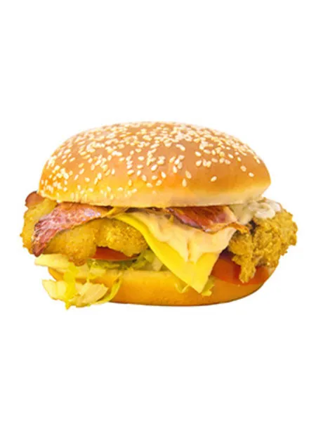 Beef Bacon Fried Chicken - Caruso's American Cafe