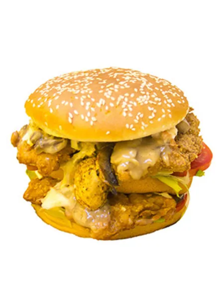 Mushroom Fried Chicken - Caruso's American Cafe