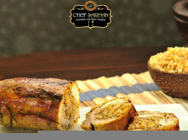 Chicken Roll with Fereek - Chef Sarhan Restaurants