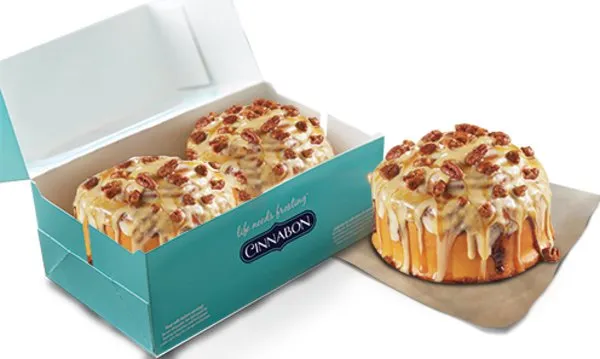 2 Pieces Caramel Pecanbon - Cinnabon Bakery Cafe