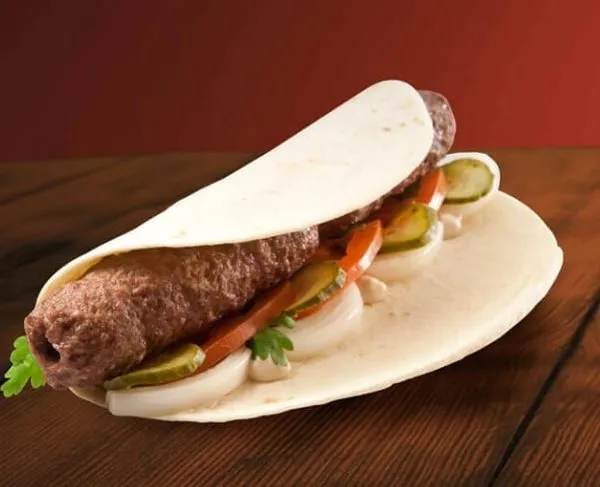 Grilled Kofta Wrap - Cook Door
