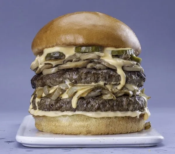 Mushroom Burger - Cook Door