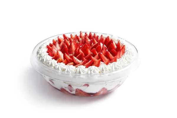 Strawberry Sponge & Cream Bowl - El Abd