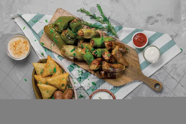 Mix Hot Appetizers Service Plate - El Haty