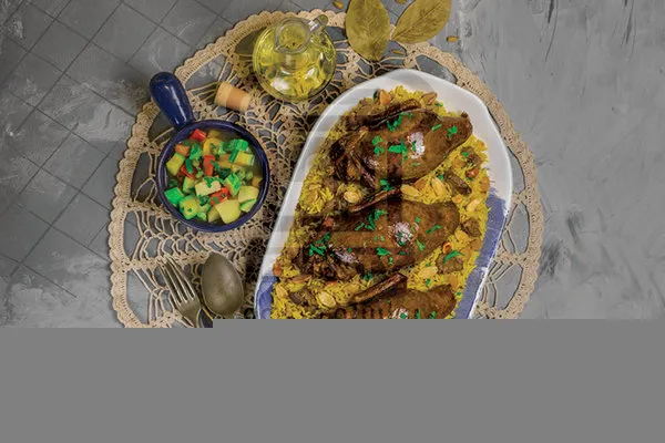 Stuffed Pigeon with Rice or Fereek - El Haty