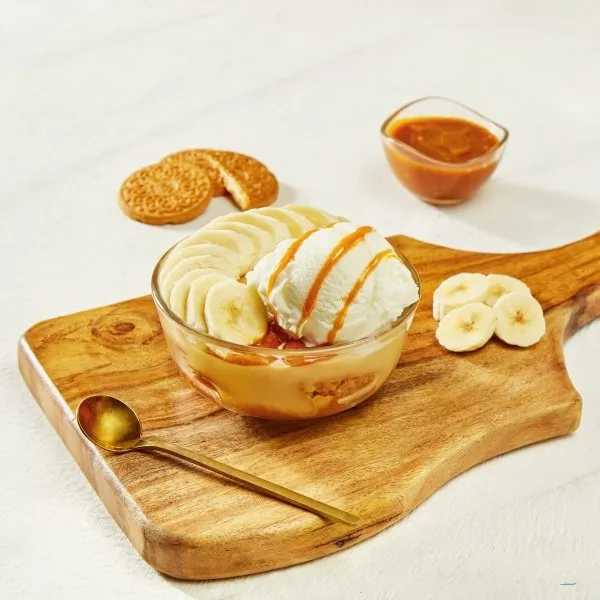 Caramelino with Banana, Caramel & Ice Cream - Elmalky
