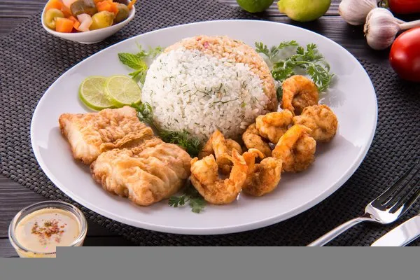Shrimp and Fillet with Mix Rice - Gandofli