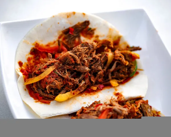 Spicy Pulled Beef - Hola Tacos
