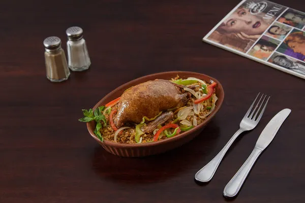 Stuffed Pigeon with Fereek - Kababgy Studio Masr