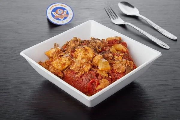 Chicken Pasta Tagen - Koshary Abo Hanafy