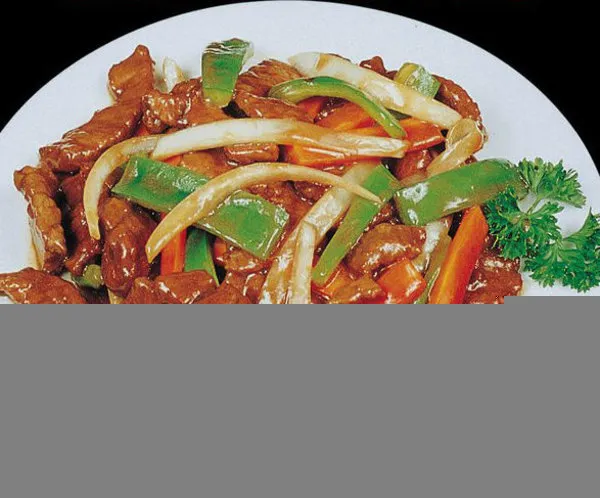 Beef with Green Pepper - Manchow Wok