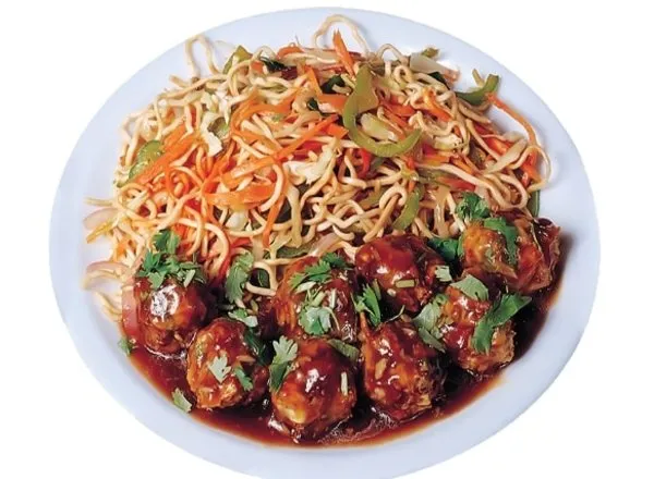 Combo 1 Vegetarian - Manchow Wok