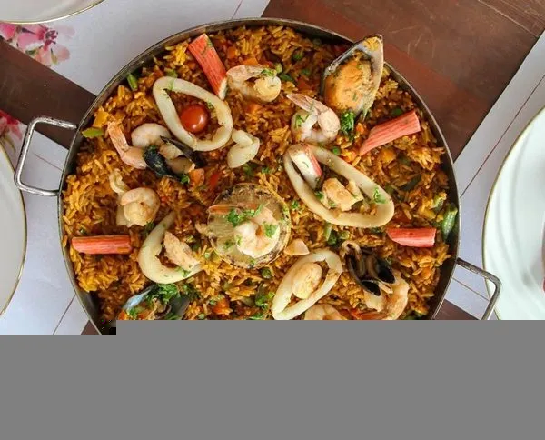 Seafood Paella for Two - Marlyn's