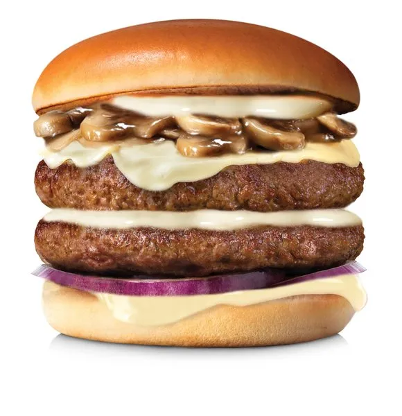 Double Grand Deluxe Mushroom & Swiss - Max Burgers