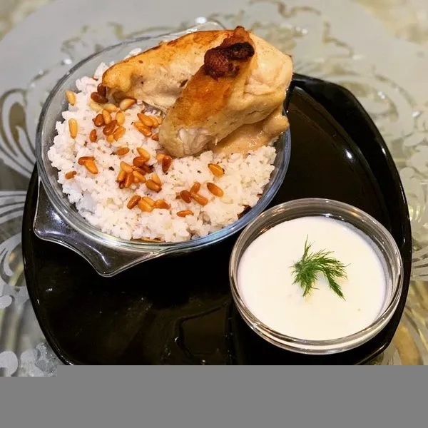 Syrian Chicken Fattah - Nana's Bites