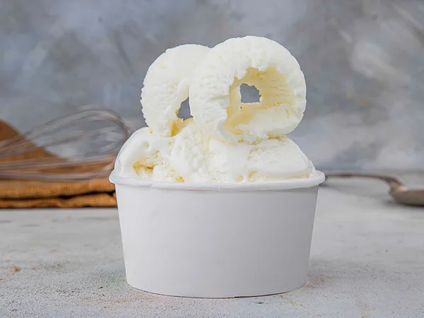 Vanilla Ice Cream Scoop - Pizza Corner