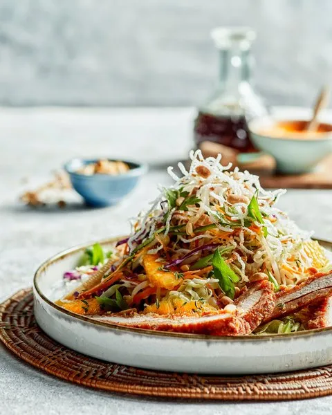 Asian Chicken Salad - Qahwa