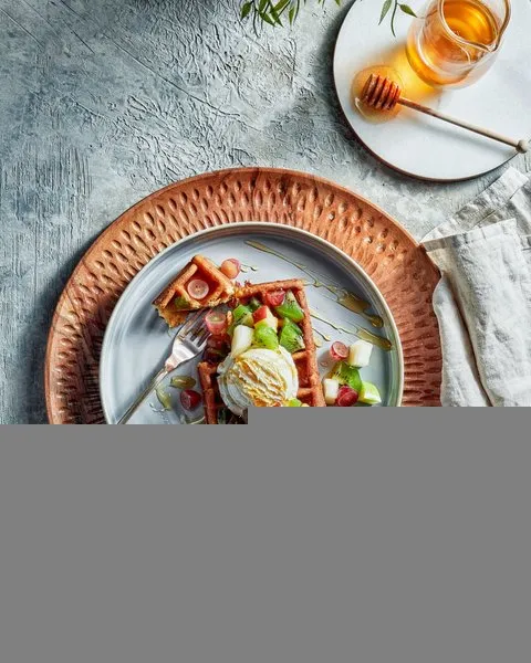 Fruits Waffle - Qahwa