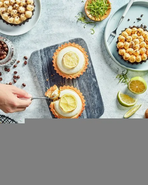Lemon Basil Tart - Qahwa