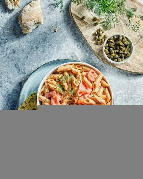 Salmon Dill Pasta - Qahwa