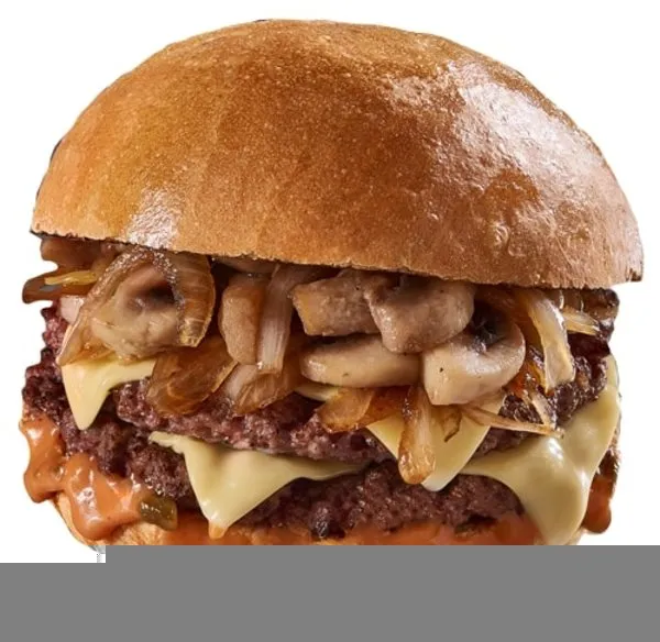 Onions & Mushroom Burger - Shocks Burgers