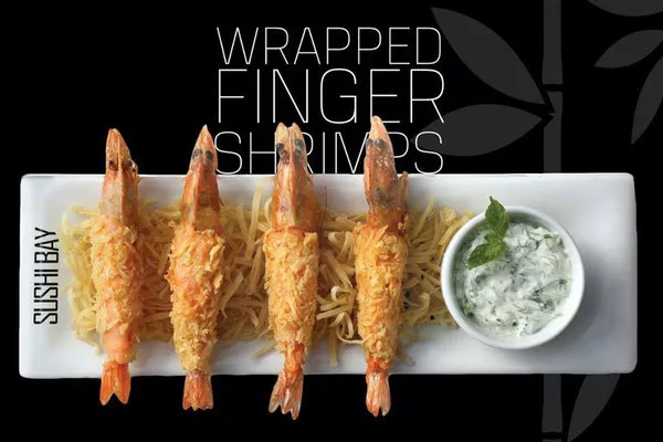 Wrapped Finger Shrimp - Sushi Bay