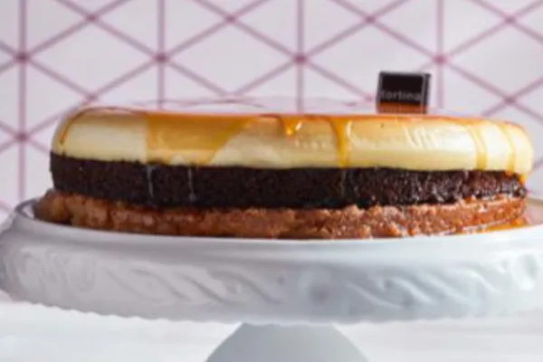 Creme Caramel Basbousa - Tortina