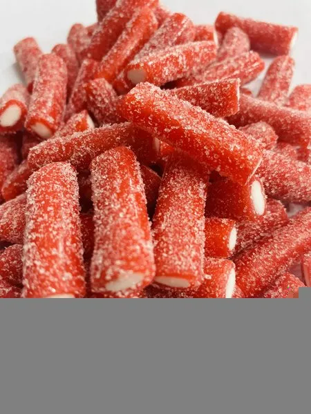 Mini Sour Strawberry Pencils - Volks Candy