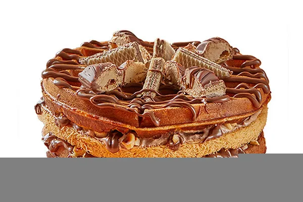 Bueno Hazelnut Belgian Kunaffle - Wafflicious