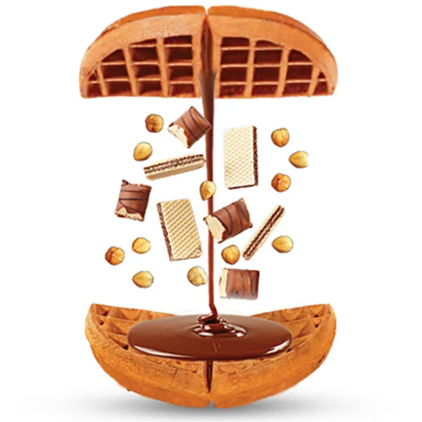 Bueno Hazelnut Waffle - Wafflicious