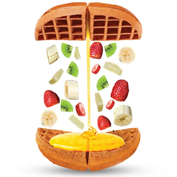 Fruits and Honey Belgium Waffle - Wafflicious