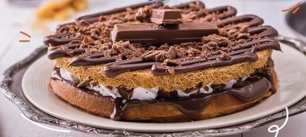 Kitkat Ripple Kunaffle Tart - Wafflicious