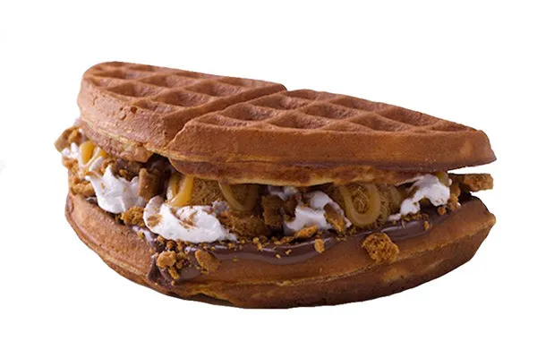 Lotus Bomb Belgian Kunaffle - Wafflicious