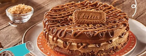 Lotus Bomb Kunaffle Cake - Wafflicious