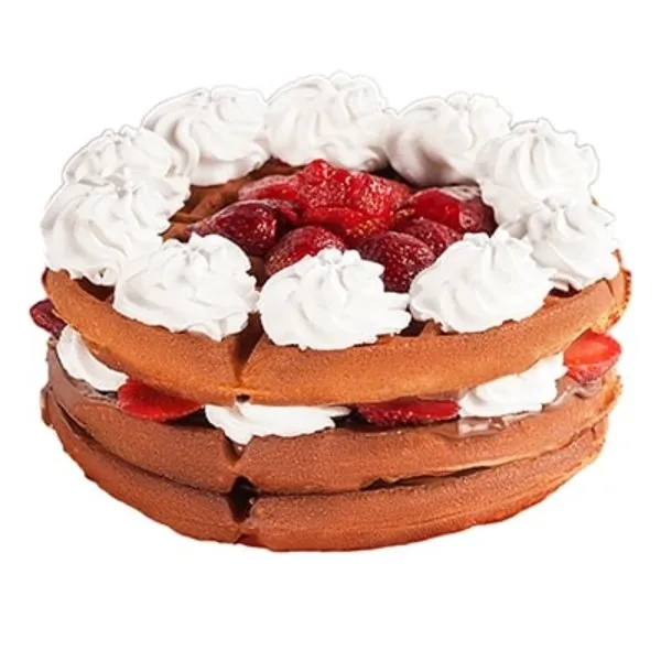 Strawberry KitKat Waffle Cake - Wafflicious