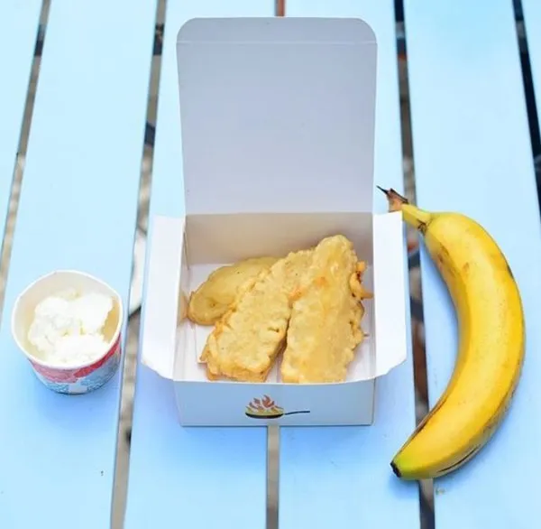 Fried Banana with Honey - Wok and Walk