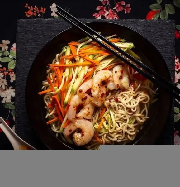 Shrimp Ramen Soup - Wok and Walk